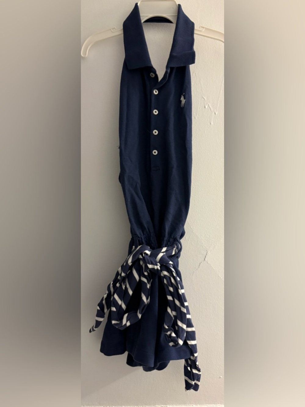 Ralph Lauren Girls Halter Romper Size 7